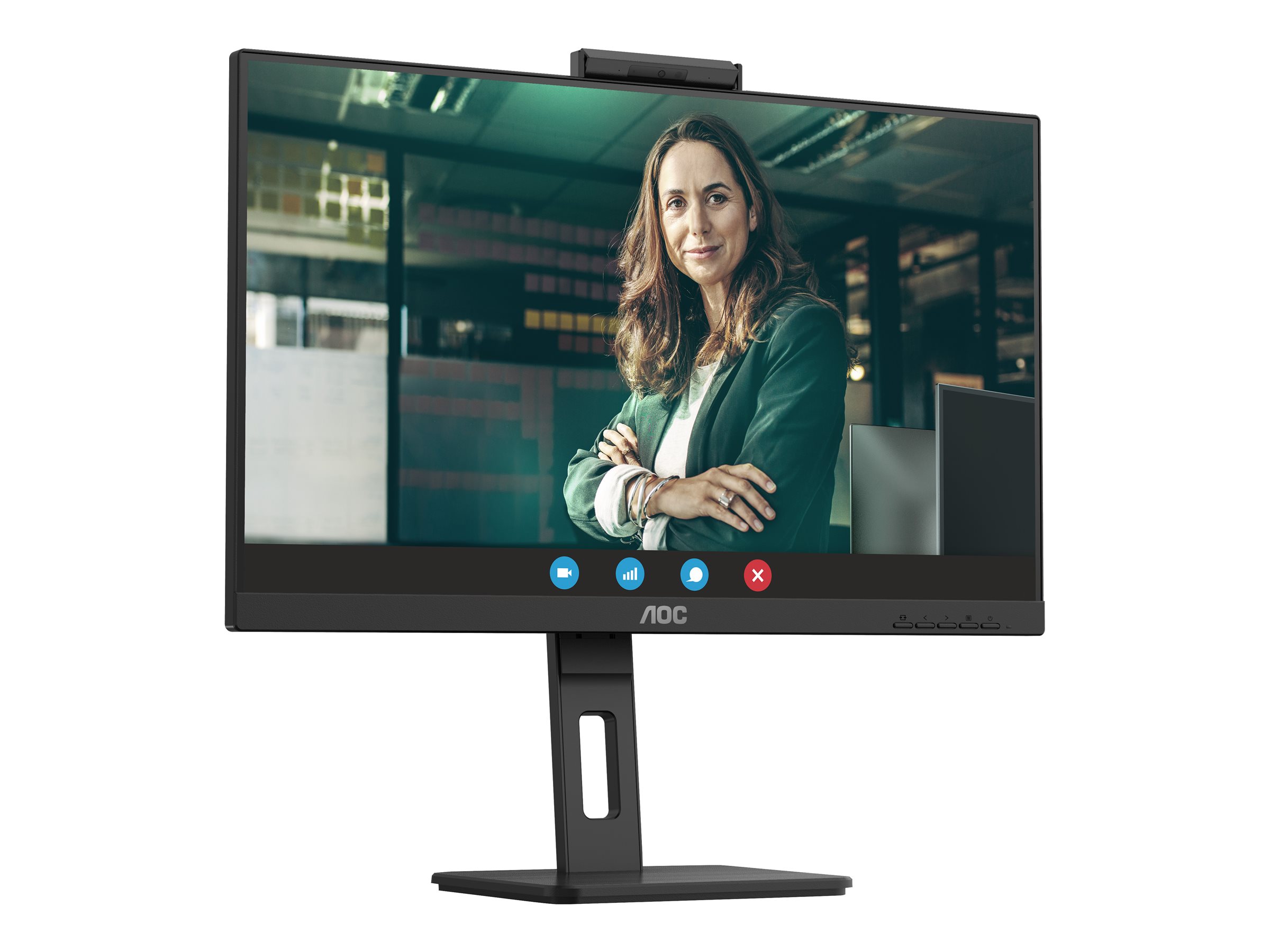 AOC Monitor Q27P3CW 27 " IPS QHD 16:9 75 Hz 4 ms 2560 x 1440 350 cd/m² HDMI ports quantity 2 Black - Image 3
