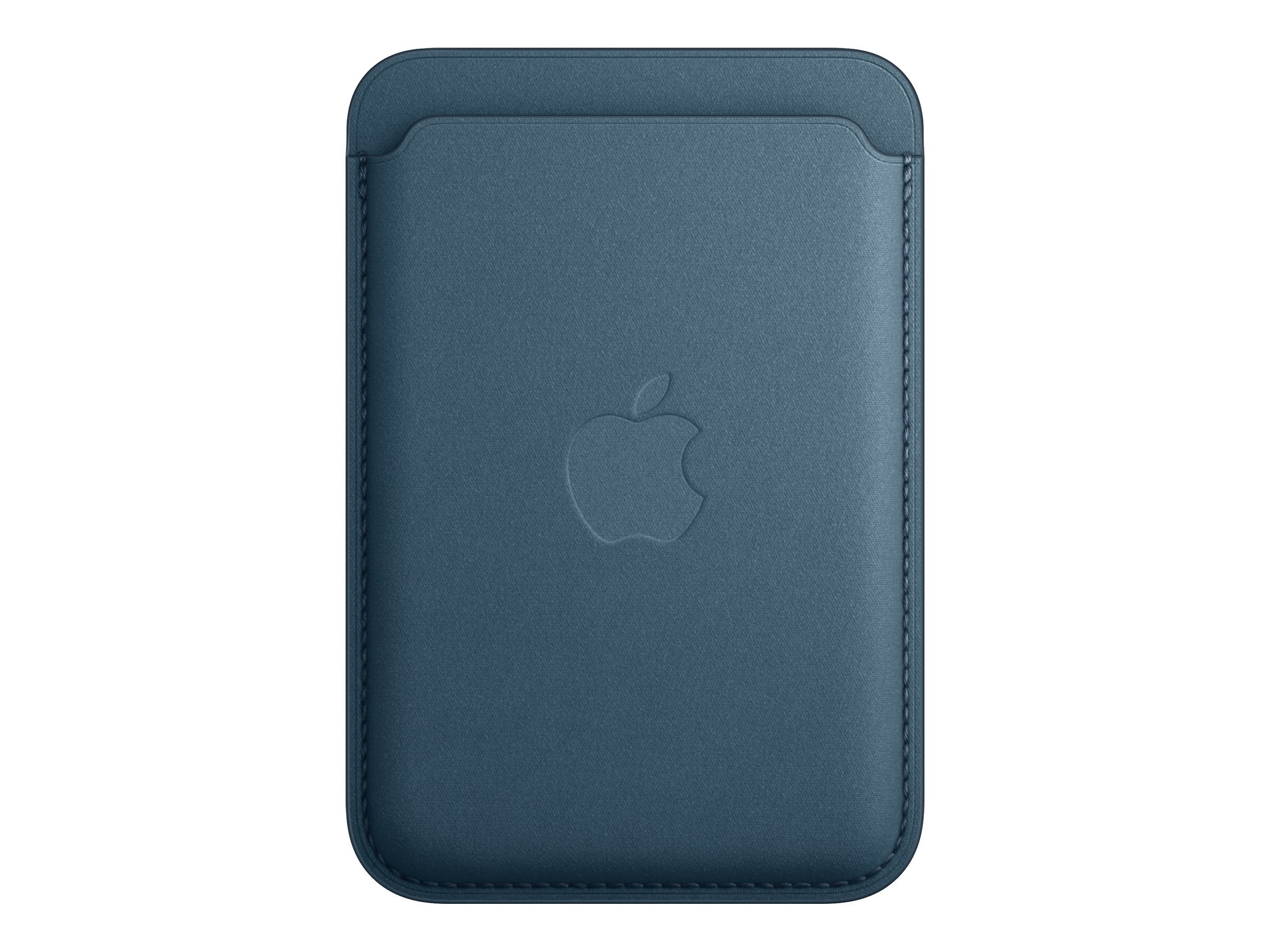 Apple iPhone FineWoven Wallet with MagSafe Wallet case iPhone 12, iPhone 12 mini, iPhone 12 Pro, iPhone 12 Pro Max, iPhone 13, iPhone 13 mini, iPhone 13 Pro, iPhone 13 Pro Max, iPhone 14, iPhone 14 Plus, iPhone 14 Pro, iPhone 14 Pro Max, iPhone 15 , iPhone 15 Plus, iPhone 15 Pro, iPhone 15 Pro Max Durable Microtwill Pacific Blue - Image 2