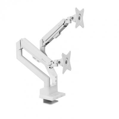 Arozzi Desk Mount Neo Duo - Gas Spring Monitor Arm AZ-ALZARE-NEO-DUO-WT Tilt, Swivel, Rotation Maximum weight (capacity) 9 kg White