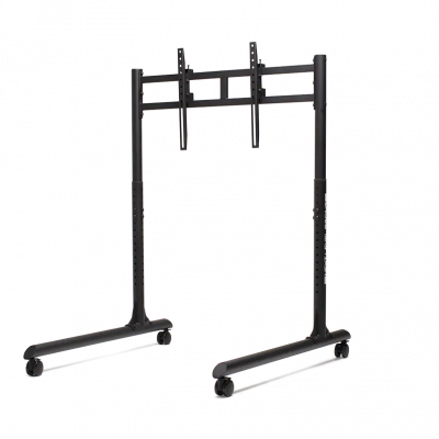 Next Level Racing Floor stand Round Tube Freestanding Single Monitor Stand Up to 65 " Height adjustment, Tilt Maximum weight (capacity) 50 kg Black