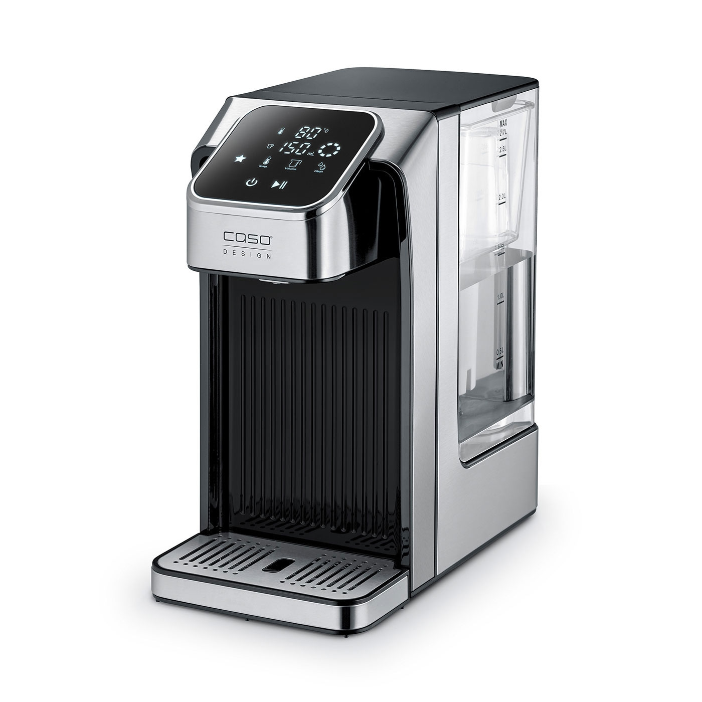 Caso Turbo Hot Water Dispenser HW 770 Advanced Water Dispenser 2600 W 2.7 L Plastic/Stainless Steel Black/Stainless Steel - Image 4