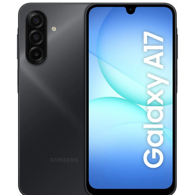 Samsung Galaxy A17 Black 6.7 " Super AMOLED 1080 x 2340 pixels Exynos 1330 Internal RAM 4 GB 128 GB MicroSD Dual SIM 3G 4G 5G Main camera resolution 50 MP Secondary camera resolution 5 MP Android 5000 mAh