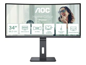 AOC CU34P3CV 34 " VA 21:9 100 Hz 4 ms 3440 x 1440 pixels HDMI ports quantity 1