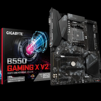 Gigabyte B550 GAMING X V2 Processor family AMD Processor socket AM4 DDR4 DIMM Memory slots 4 Chipset AMD B ATX