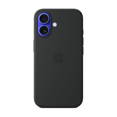 Apple Case with MagSafe Apple iPhone 16 Silicone Black