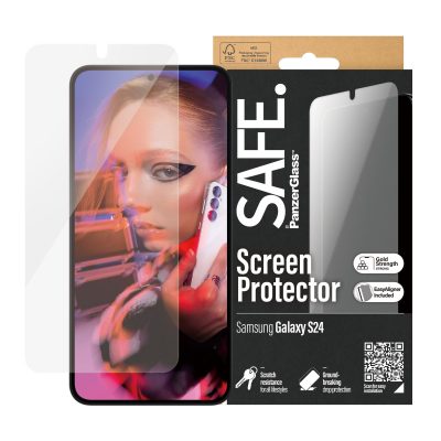 SAFE by PanzerGlass Screen Protector Samsung Galaxy S24 Ultra-Wide Fit w EasyAligner PanzerGlass