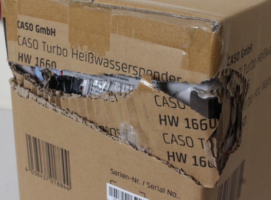 SALE OUT. Caso 01884 HW 1660 Turbo Hot water dispenser, Power 2600 W, Capacity 4 L, Black/Stainless Steel Caso Turbo Hot Water Dispenser HW 1660 Water Dispenser 2600 W 4 L Plastic/Stainless Steel Black/Stainless Steel DAMAGED PACKAGING - Image 4