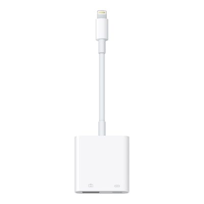 Apple Lightning to USB 3 Camera Adapter White