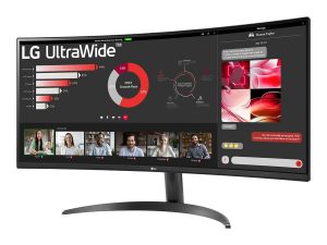 LG 34WR50QK-B 34 " VA QHD 21:9 100 Hz 5 ms 3440 x 1440 pixels 240 cd/m² HDMI ports quantity 2
