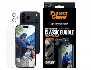 PanzerGlass 2-in-1 Classic Bundle Screen Protector/Lens protector Apple iPhone 17 Pro Max Transparent