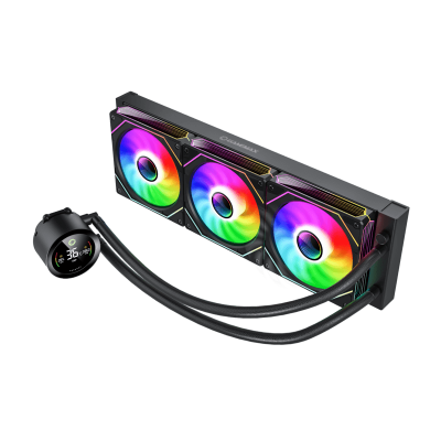 Gamemax CPU Liquid Cooler ICEBURG 360 DIGITAL BK Black
