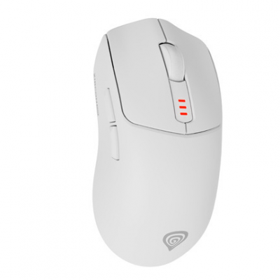 Genesis Zircon 500 G2 Gaming Mouse Wireless/Wired 2.4 GHz, Bluetooth, USB White