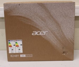 SALE OUT. Acer Vero B8 B248YEbemiqprcuzx 23.8" IPS 1920x1080/16:9/4ms/300/100M:1/DP,HDMI/Audio Out/Webcam/Black SALE OUT. Acer Vero B8 B248YEbemiqprcuzx 23.8 " IPS 16:9 100 Hz 4 ms 1920 x 1080 pixels 300 cd/m² HDMI ports quantity 1 Black Warranty 24 month(s) DAMAGED PACKAGING