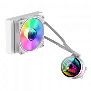 Gamemax CPU Liquid Cooler ICEBURG 120 WT White