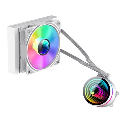 Gamemax CPU Liquid Cooler ICEBURG 120 WT White