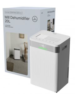 Mill Dehumidifier MDH20 Suitable for rooms up to 20-30 m² Water tank capacity 4 L White