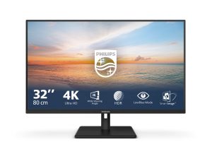 Philips 32E1N1800LA/00 31.5 " VA 16:9 60 Hz 4 ms 3840 x 2160 pixels 300 cd/m² HDMI ports quantity 2