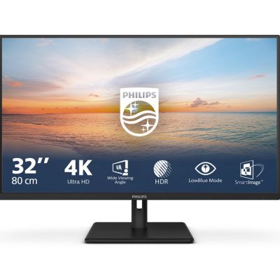 Philips 32E1N1800LA/00 31.5 " VA 16:9 60 Hz 4 ms 3840 x 2160 pixels 300 cd/m² HDMI ports quantity 2