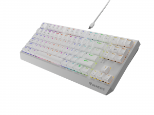 Genesis THOR 230 Mechanical Gaming Keyboard Wired US Outemu Brown White