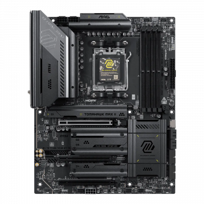 MSI MAG B850 TOMAHAWK MAX WIFI II Processor family AMD Processor socket AM5 DDR5 Supported hard disk drive interfaces SATA, M.2 Number of SATA connectors 4