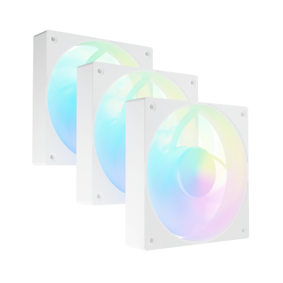 Fury Sai S12 ARGB PWM, 3-pack Fan White