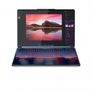 Lenovo Yoga Book 9 14IAH10 Intel Tidal Teal 2x14 " OLED Touchscreen 2.8K WQXGA+ 2880 x 1800 pixels Intel Core Ultra 7 255H 32 GB Soldered LPDDR5X Solid-state drive capacity 1000 GB Intel Arc 140T GPU Windows 11 Home 802.11be Bluetooth version 5.4 Keyboard language English Keyboard backlit Warranty 24 month(s) Battery warranty 12 month(s)