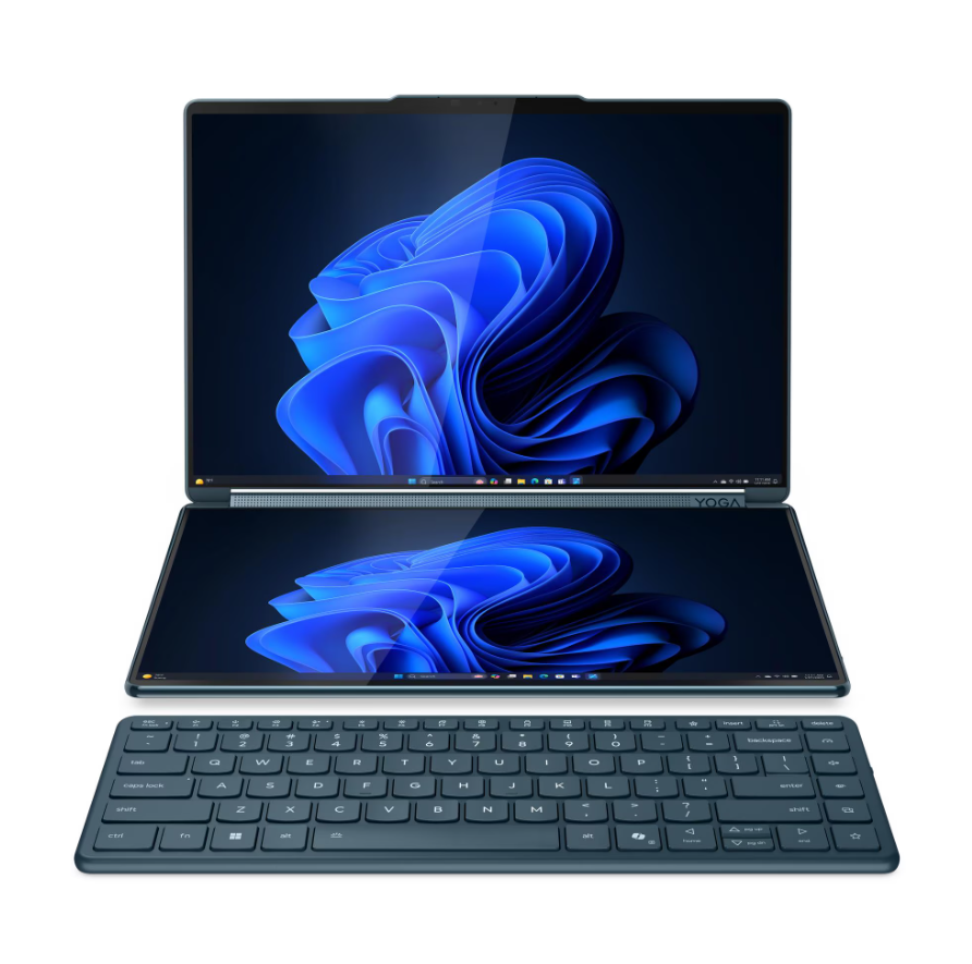 Lenovo Yoga Book 9 14IAH10 Intel Tidal Teal 2x14 " OLED Touchscreen 2.8K WQXGA+ 2880 x 1800 pixels Intel Core Ultra 7 255H 32 GB Soldered LPDDR5X Solid-state drive capacity 1000 GB Intel Arc 140T GPU Windows 11 Home 802.11be Bluetooth version 5.4 Keyboard language English Keyboard backlit Warranty 24 month(s) Battery warranty 12 month(s) - Image 2