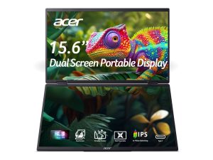 Acer PD163QBMIUUX PD3 Series 16 " IPS 16:9 60 Hz 8 ms 1920 x 1080 pixels 250 cd/m² HDMI ports quantity 1 Black