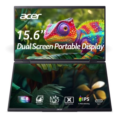 Acer PD163QBMIUUX PD3 Series 16 " IPS 16:9 60 Hz 8 ms 1920 x 1080 pixels 250 cd/m² HDMI ports quantity 1 Black