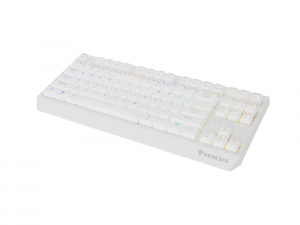 Genesis THOR 230 Mechanical Gaming Keyboard Wireless US Outemu Red White