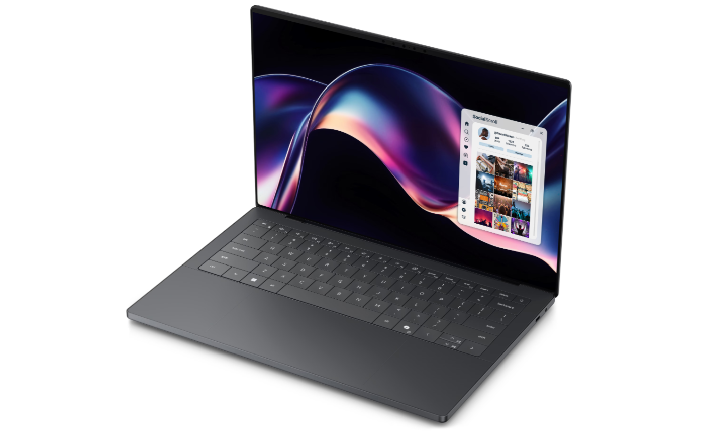 Dell XPS 14 DA14260 Graphite 14 " Touchscreen 2.8K Intel Core Ultra X7 358H 32 GB LPDDR5x Solid-state drive capacity 1000 GB Intel Arc graphics Windows 11 Pro Bluetooth version 6 Keyboard language English Keyboard backlit Warranty 36 month(s) Battery warranty 12 month(s) - Image 4