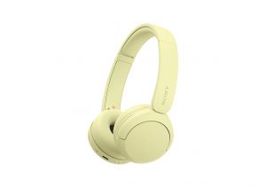 Sony Headphones WH-CH520 Bluetooth On-Ear Yellow Wireless