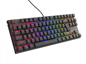 Genesis THOR 303 Mechanical Gaming Keyboard Wired US Outemu Peach Silent Black