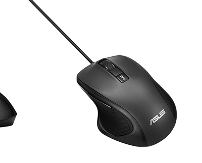 Asus Ergonomic Mouse UX300 PRO Wired optical Wired optical mouse USB 2.0 Black