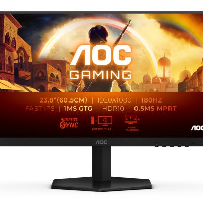 AOC 24G42E 24 " IPS FHD 16:9 180 Hz 1 ms 1920 x 1080 pixels 300 cd/m² HDMI ports quantity 1 Black
