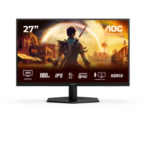 AOC Q27G42XE 27 " IPS QHD 16:9 180 Hz 1 ms 2560 x 1440 pixels 300 cd/m² HDMI ports quantity 2 Black