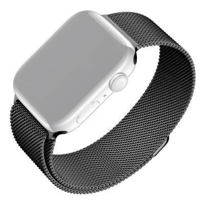 Fixed Mesh Strap for Apple Watch 42/44/45/46/49mm 42 mm, 44 mm, 45 mm, 46 mm, 49 mm Black