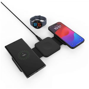 Fixed Wireless Foldable Charger 3in1 Flex for Samsung FIXFLE-SA-BK Black