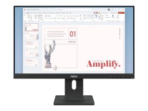 Lenovo ThinkVision E24-40 23.8 " IPS 16:9 100 Hz 4 ms 1920 x 1080 pixels 250 cd/m² HDMI ports quantity 1 Raven Black Warranty 36 month(s)