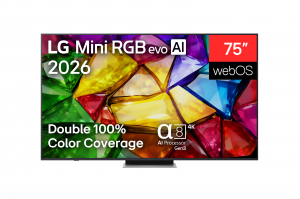 LG 75MRGB87B3B 75" (189 cm) 4K Mini RGB evo Smart TV LG