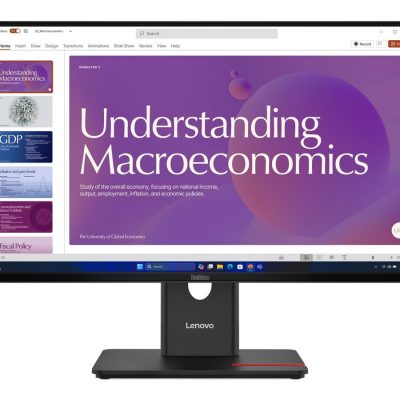Lenovo ThinkVision T24D-40 23.8 " IPS 16:9 120 Hz 4 ms 1920 x 1080 pixels 250 cd/m² HDMI ports quantity 1 Eclipse Black Warranty 36 month(s)