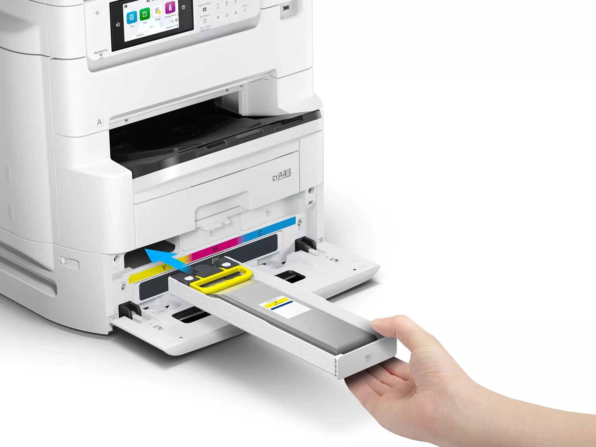 Epson Multifunctional printers WorkForce Pro EM-C8101RDWF Inkjet Colour A4 Wi-Fi White - Image 3