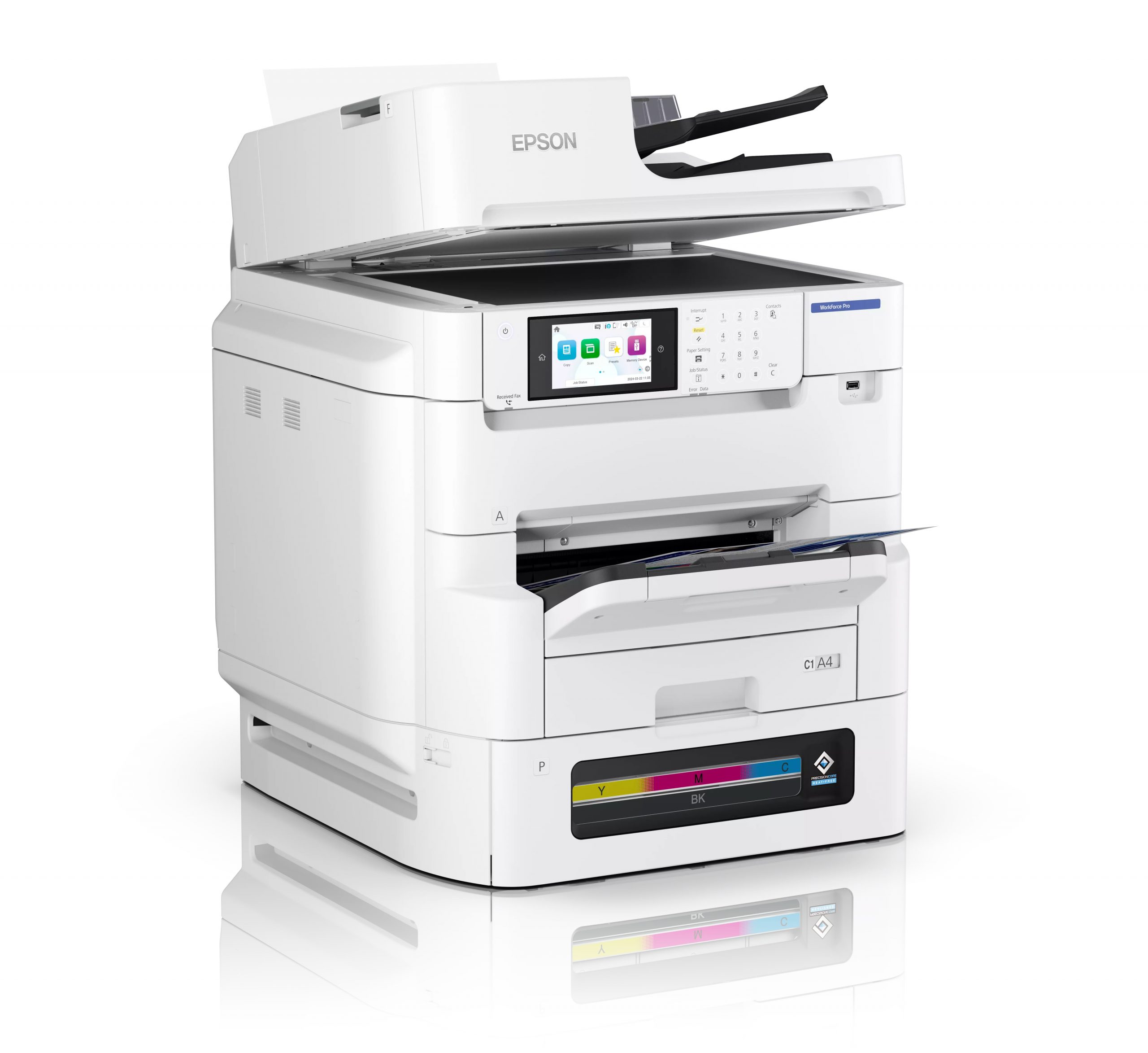 Epson Multifunctional printers WorkForce Pro EM-C8101RDWF Inkjet Colour A4 Wi-Fi White - Image 6