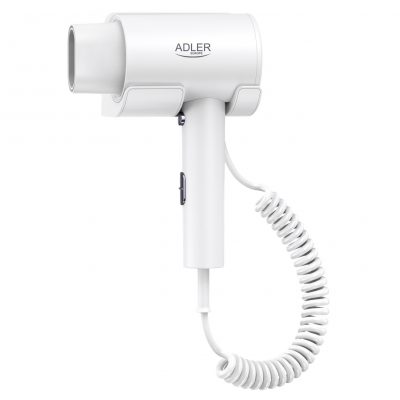 Adler Wall-Mount Hair Dryer AD 2285 2000 W Number of temperature settings 3 White