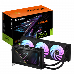 Gigabyte AORUS GeForce RTX 5090 XTREME WATERFORCE 32G NVIDIA 32 GB GeForce RTX 5090 GDDR7 HDMI ports quantity 1 PCI-E 5.0