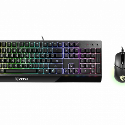 MSI Vigor GK30 COMBO Keyboard and Mouse Set Wired RGB LED light US
