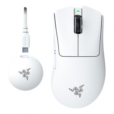 Razer DeathAdder V4 Pro Gaming mouse, White Razer