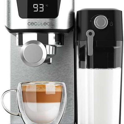 Cecotec Coffee Maker Power Espresso 20 Cream Pump pressure 20 bar Built-in milk frother Semi-automatic 1350 W