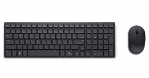 Dell KM555 Keyboard and Mouse Set Wireless Lithuanian Black
