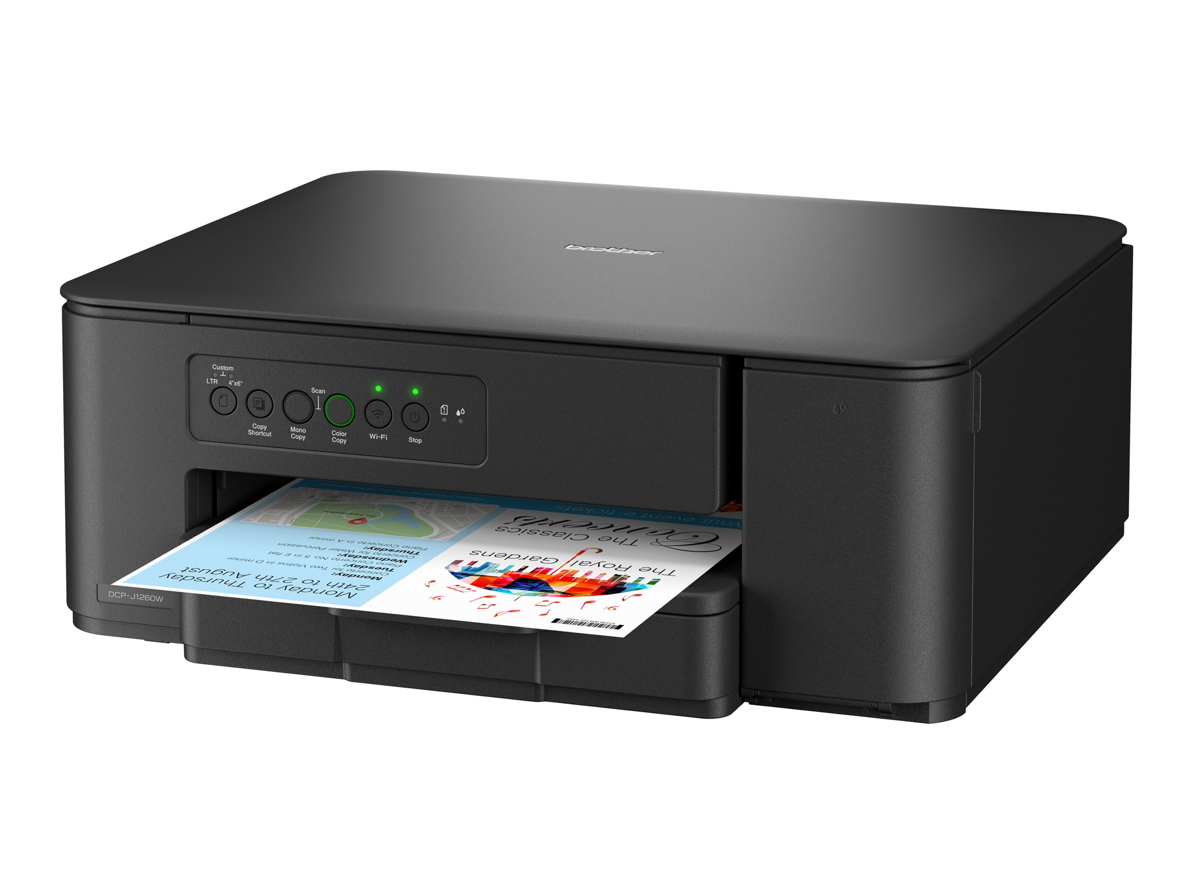 Brother Multifunctional printer DCP-J1260W Inkjet Colour 3-in-1 A4 Wi-Fi Black - Image 6